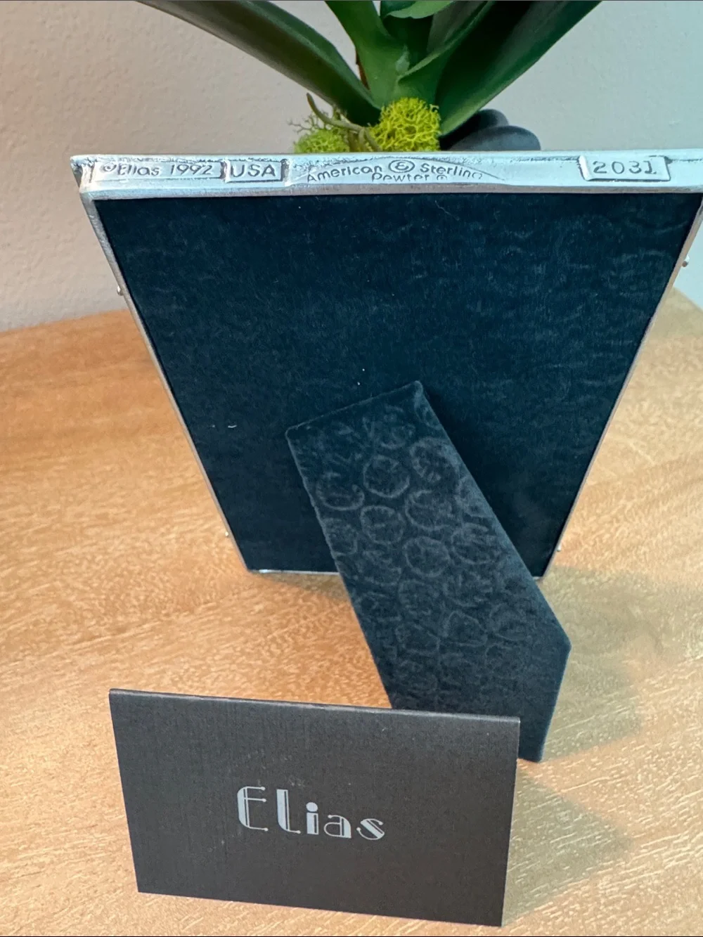 Elias Fine Pewter/Silver Picture Frame 5x4” With Tennis Accent